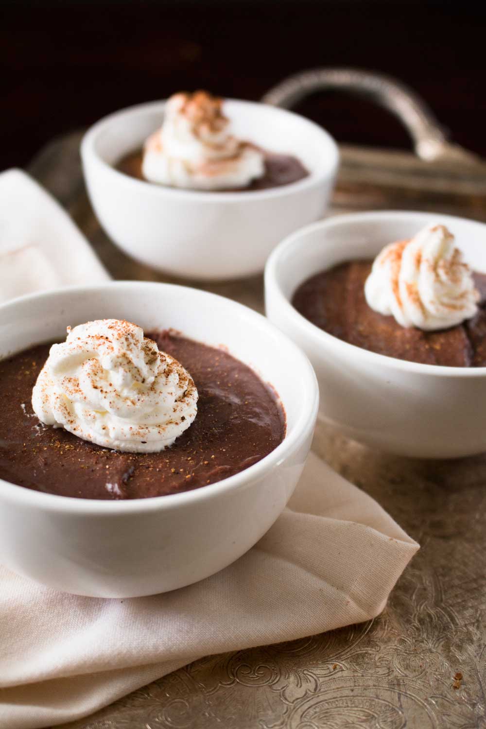 Chinese Five Spice Chocolate Pots de Creme