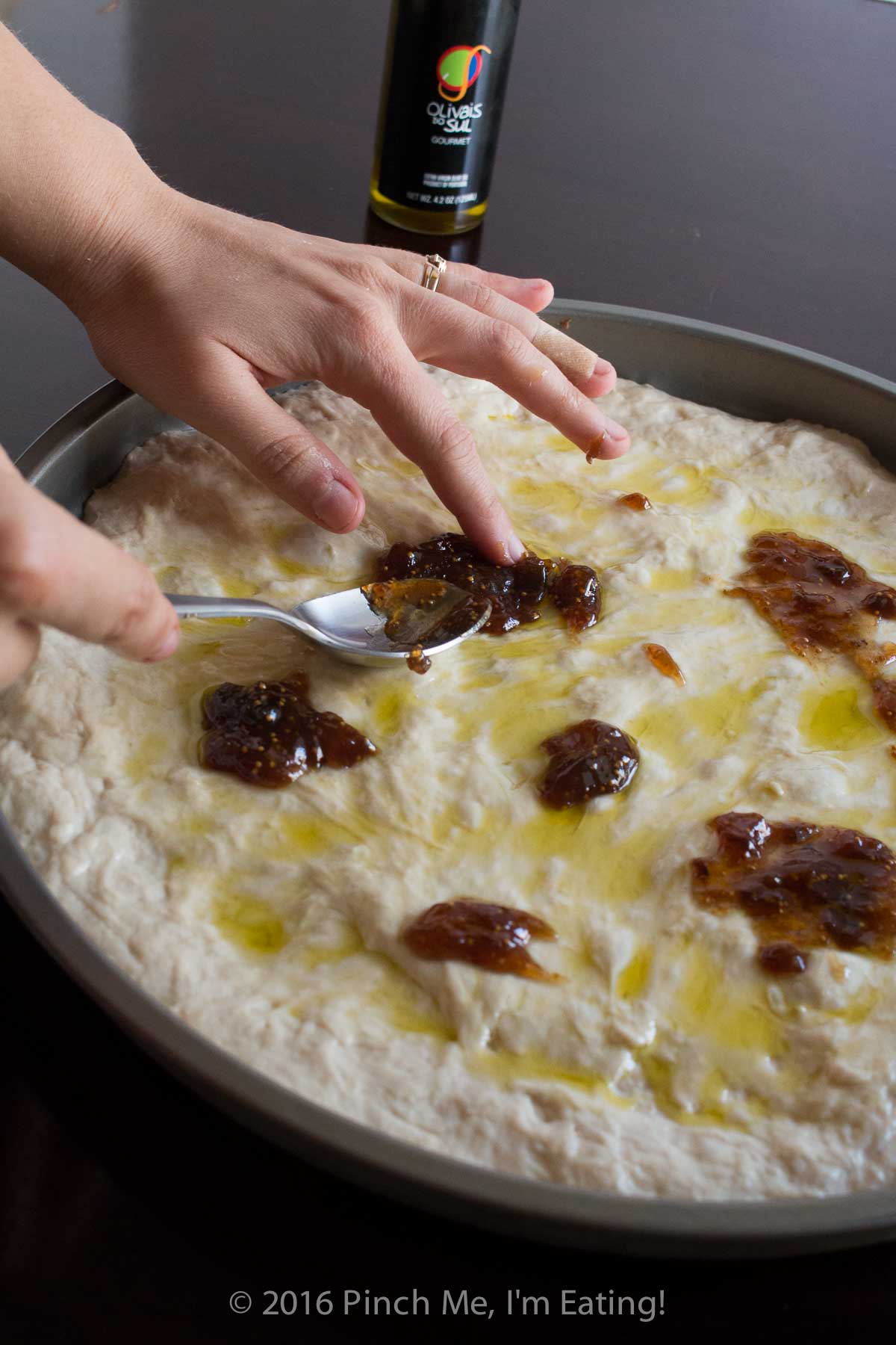Fig, Bacon, and Blue Cheese Pizza with Balsamic Caramelized Onions