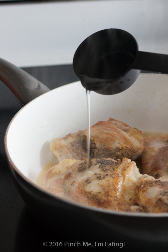 How to make shredded chicken for recipes in under 30 minutes! Flavorful, juicy, and great to have on hand for recipes!