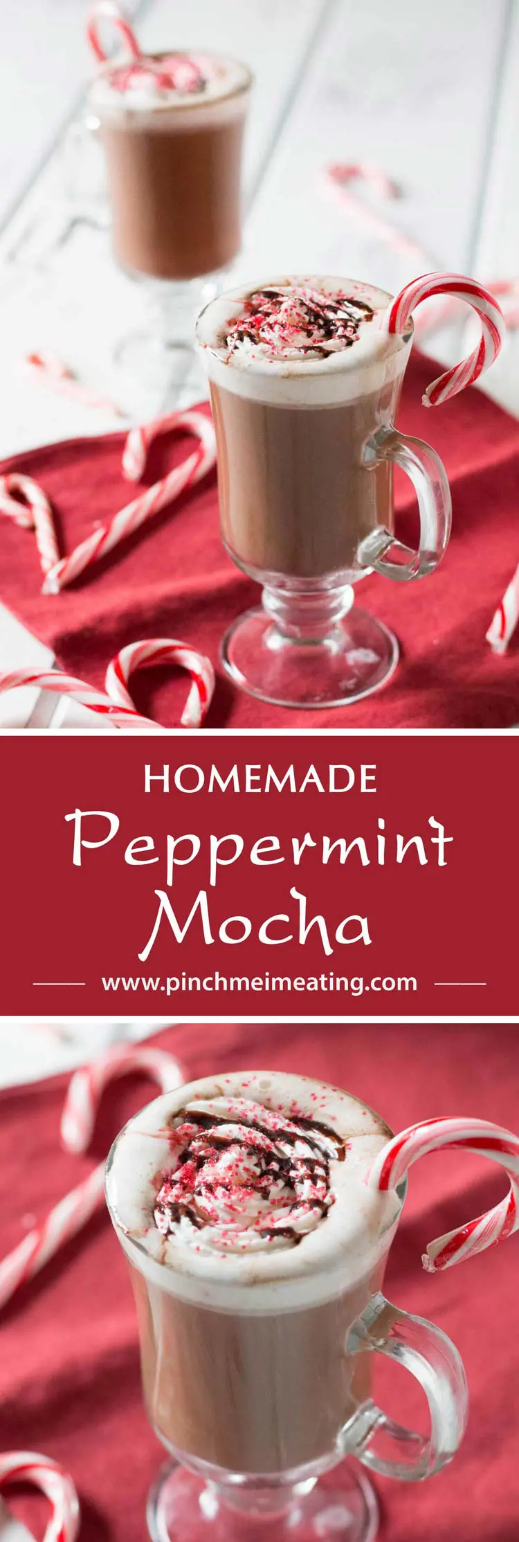 Why spend $5 on an expensive coffee drink when you can make your own homemade peppermint mocha in just a few minutes? No espresso maker or special syrups required!