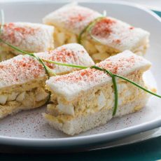 Deviled Egg Salad Finger Sandwiches | 24 Recipes for a Casual Easter Potluck