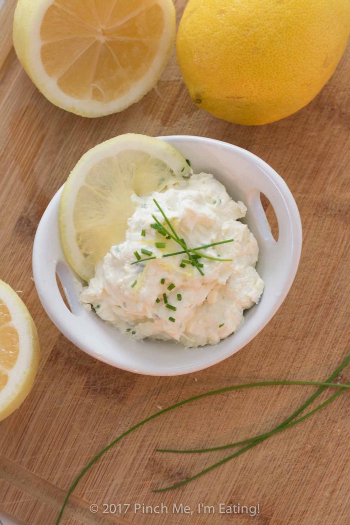 The addition of lemon chive cream cheese spread dresses up any finger sandwich! You'll feel like a queen for afternoon tea!