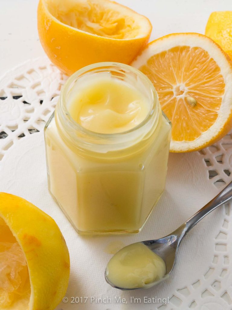 Take advantage of those Meyer lemons with this small batch Meyer Lemon Curd recipe! Just enough for a small jar to spread on a batch of scones - or double the recipe if you need more for cake fillings or other desserts!
