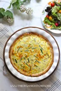Spring Quiche with Asparagus and Artichoke Hearts | 24 Recipes for a Casual Easter Potluck