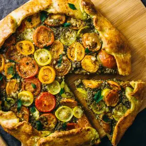 Savory Galette with Pesto and Heirloom Tomatoes | 24 Recipes for a Casual Easter Potluck