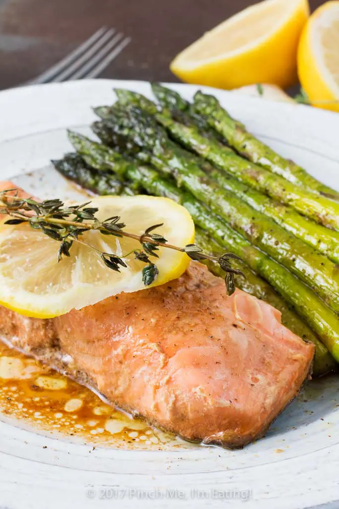 Foil Packet Salmon with Soy and Lemon