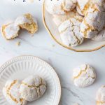 Ricciarelli are dense, chewy Italian almond cookies originating in Siena. They are a distant, and much less fussy, Italian cousin to the French macaron — perfect with tea or coffee!