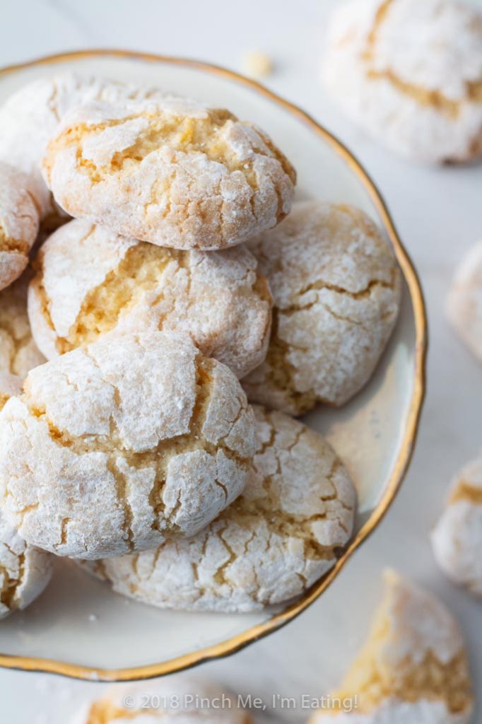 Ricciarelli are dense, chewy Italian almond cookies originating in Siena. They are a distant, and much less fussy, Italian cousin to the French macaron — perfect with tea or coffee!