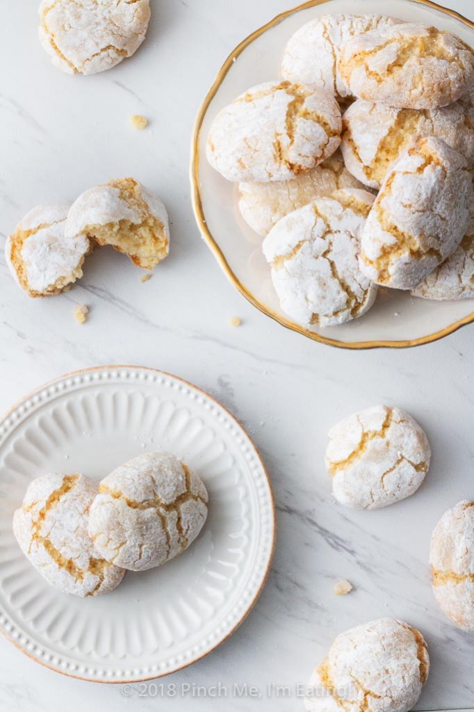 Ricciarelli are dense, chewy Italian almond cookies originating in Siena. They are a distant, and much less fussy, Italian cousin to the French macaron — perfect with tea or coffee!