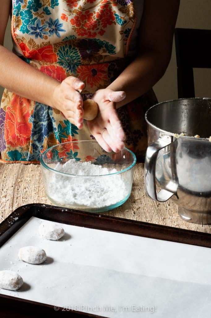 Ricciarelli are dense, chewy Italian almond cookies originating in Siena. They are a distant, and much less fussy, Italian cousin to the French macaron — perfect with tea or coffee!