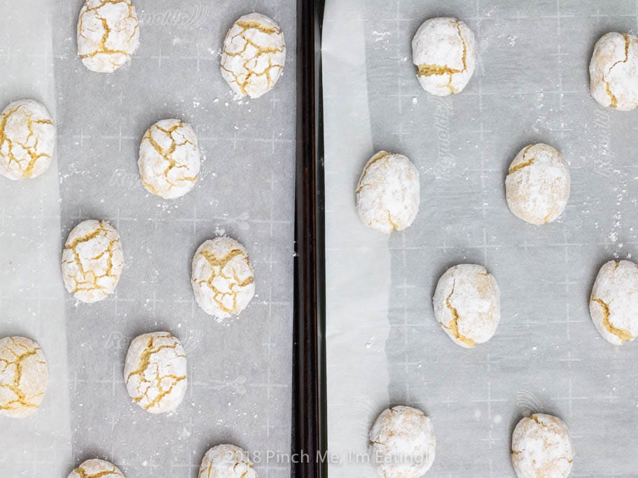 Ricciarelli are dense, chewy Italian almond cookies originating in Siena. They are a distant, and much less fussy, Italian cousin to the French macaron — perfect with tea or coffee!