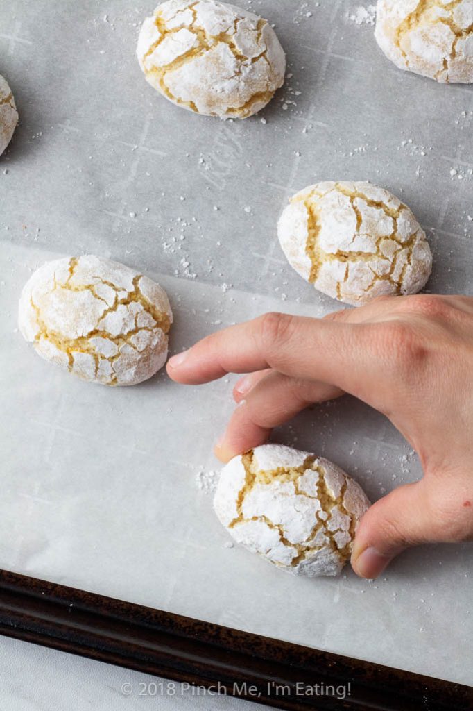 Ricciarelli are dense, chewy Italian almond cookies originating in Siena. They are a distant, and much less fussy, Italian cousin to the French macaron — perfect with tea or coffee!