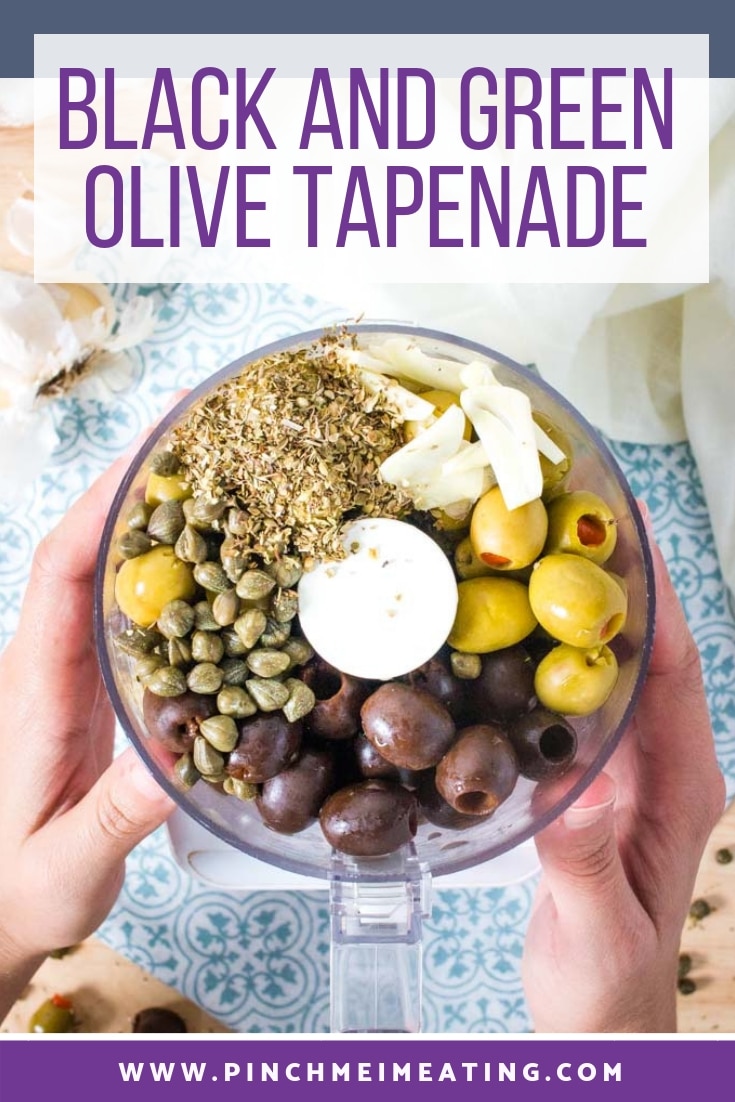Simple Black and Green Olive Tapenade Pinch me, I'm eating