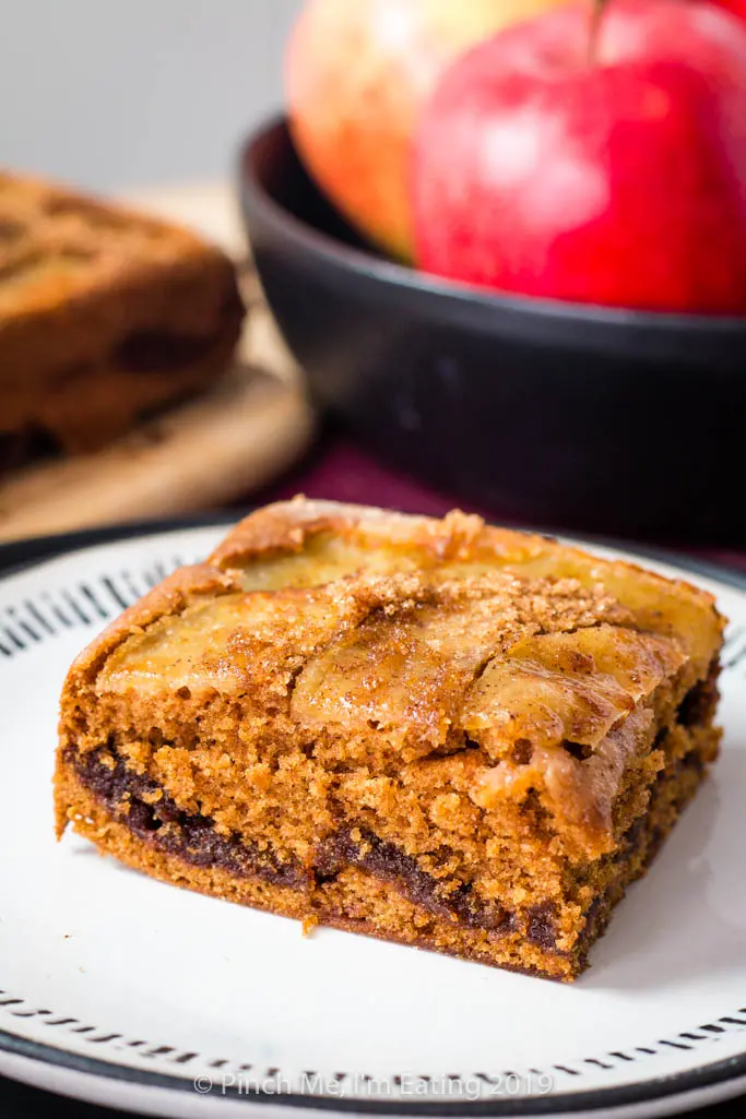 Upside Down Cinnamon Spice Apple Coffee Cake