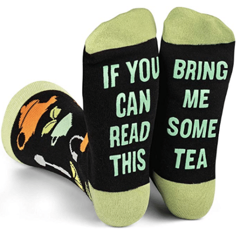 JXGZSO Iced Tea Lover Socks Iced Tea Lover Gift Tea Lover Socks If You Can Read This Bring Me an Iced Tea Socks