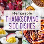 Thanksgiving side dishes collage