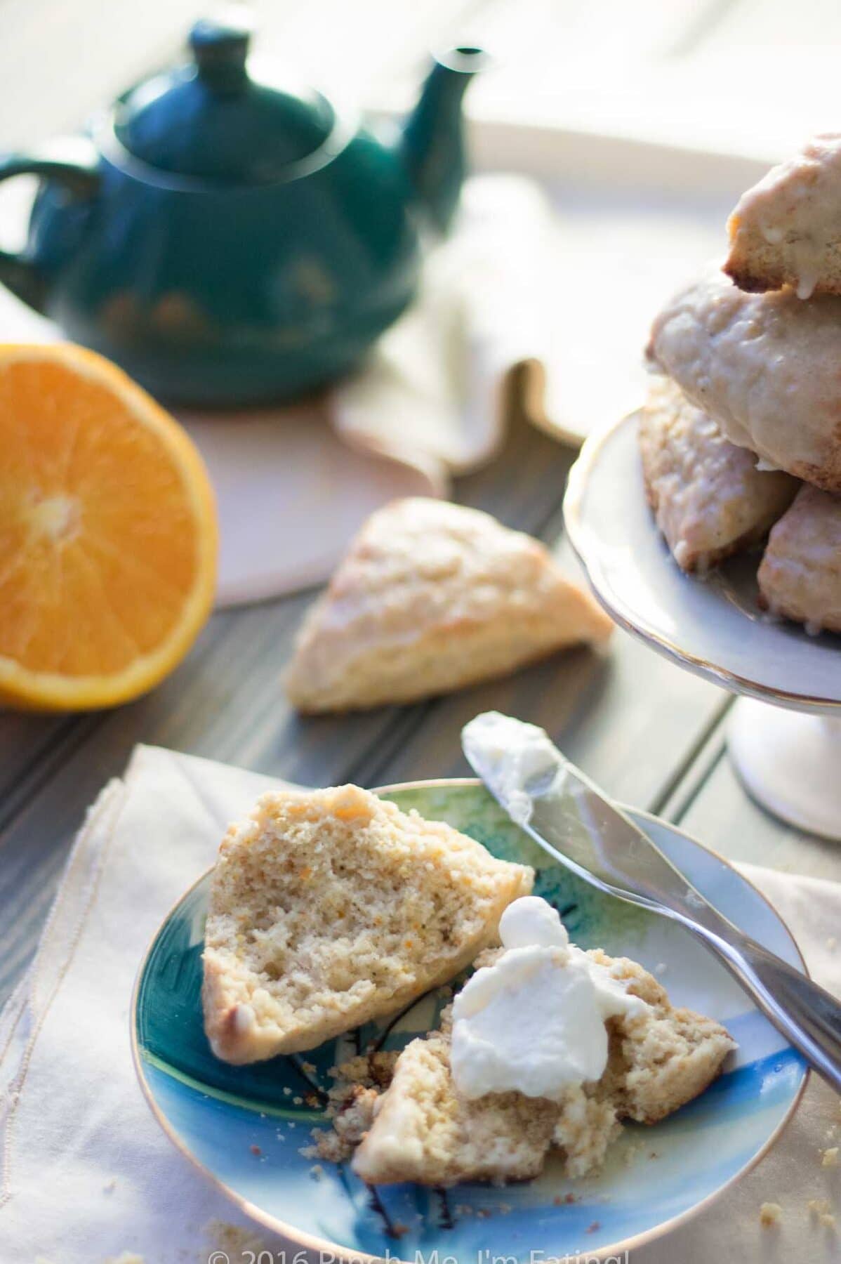 These fragrant cardamom orange scones have a delicate, fresh flavor and just the right crumbly-moist texture — the perfect treat for a bad-weather day.