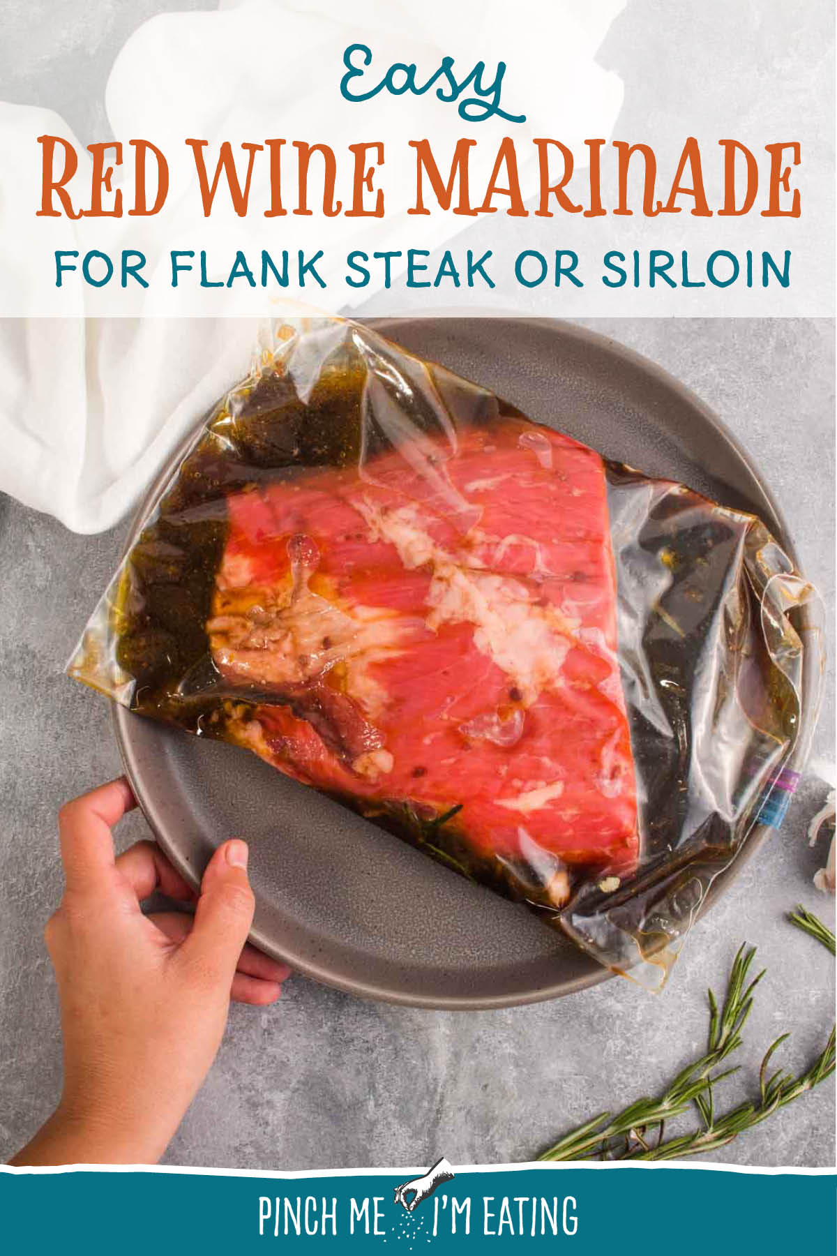 Easy Red Wine Steak Marinade Great for Flank Steak or Sirloin!