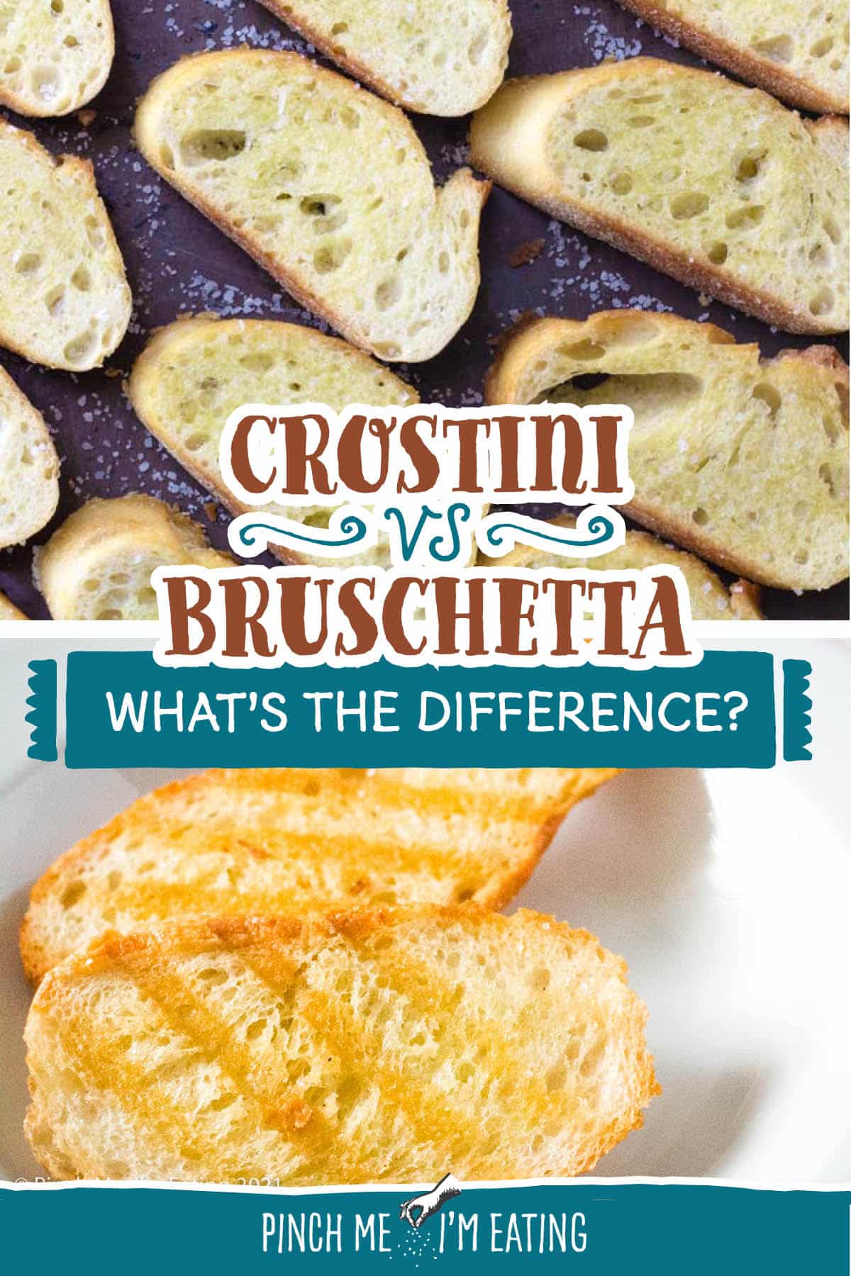 Feature image for crostini vs. bruschetta.