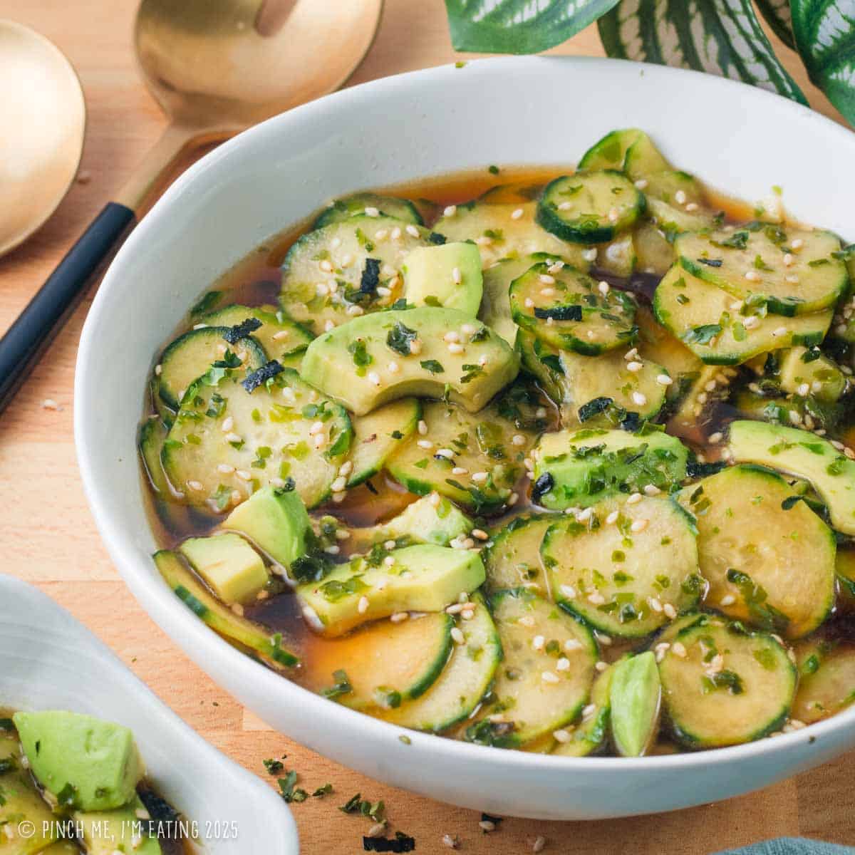 Asian Cucumber and Avocado Salad-image