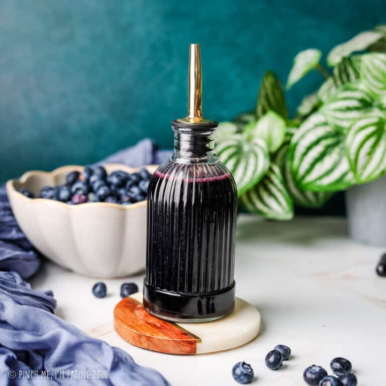 Blueberry Simple Syrup for Coffee and Cocktails